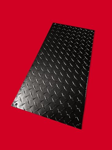 "لوحة ماسية سوداء ممتازة - لوح ألومنيوم مقاس 12 × 24 × 125 مع طلاء مسحوق وفتحات تثبيت - مظهر صناعي متين وأنيق لاستخدامات متعددة" in Kuwait