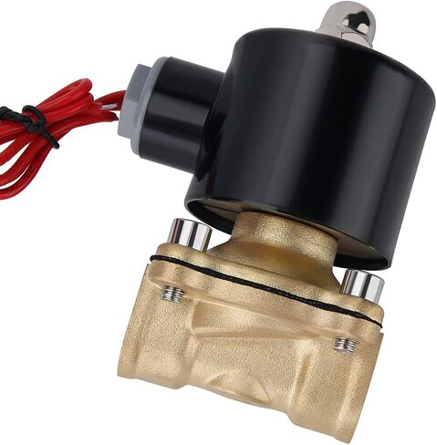 صمام ملف لولبي كهربائي نحاسي 15 1/2 انش تيار متردد 110 فولت ان بي تي مغلق بشكل طبيعي للمياه والهواء والديزل in Kuwait