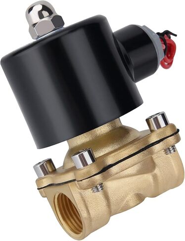 صمام ملف لولبي كهربائي نحاسي 15 1/2 انش تيار متردد 110 فولت ان بي تي مغلق بشكل طبيعي للمياه والهواء والديزل in Kuwait