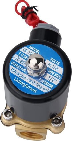 صمام ملف لولبي كهربائي نحاسي 15 1/2 انش تيار متردد 110 فولت ان بي تي مغلق بشكل طبيعي للمياه والهواء والديزل in Kuwait