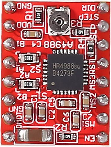 DIANN 10pcs A4988 Stepstick Stepper Motor Driver Module with Heat Sink for 3D Printer Reprap CNC Machine Robotics in Saudi Arabia