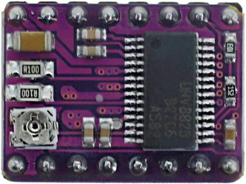 وحدة قيادة المحرك المتدرج 5 قطع DRV8825 مع حوض تسخين صغير لملحقات الطابعة ثلاثية الأبعاد ريبير 4 رامب 1.4 ستيبستيك in Kuwait