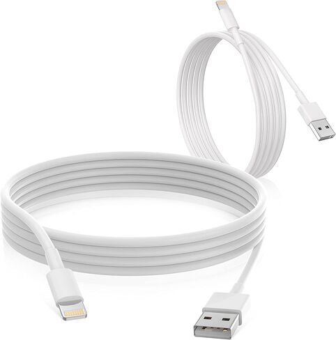 Apple iPhone Charger Cable, 2 Pack Original Lightning to USB Cables Apple MFI Certified 6 Ft, Fast iPhone Charging Cord for iPhone 11/11Pro/11Max/ X/XS/XR/XS Max/8/7/6/5S/SE in Kuwait