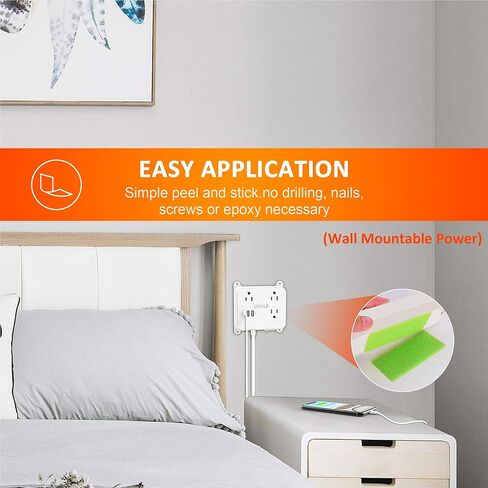 شرائط ربط وحلقة Lekou مع لاصق، 2 × 4 بوصة - 24 مجموعة من شريط لاصق وحلقة لاصقة، شرائط لاصقة شديدة التحمل، شريط تثبيت لاصق قابل لإعادة الإغلاق على الوجهين in Kuwait