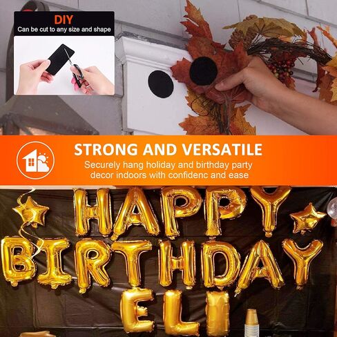 شرائط ربط وحلقة Lekou مع لاصق، 2 × 4 بوصة - 24 مجموعة من شريط لاصق وحلقة لاصقة، شرائط لاصقة شديدة التحمل، شريط تثبيت لاصق قابل لإعادة الإغلاق على الوجهين in Kuwait