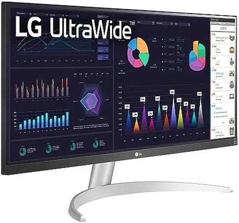 LG UltraWide FHD 26-Inch Computer Monitor 26WQ500-B, IPS with HDR 10 Compatibility and AMD FreeSync, Black in Kuwait