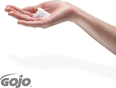 منظف اليدين الرغوي المعتمد من جوجو، خالٍ من العطور، 1250 مل لصابون اليد قابل لإعادة التعبئة لموزع جوجو FMX-12 على طراز الدفع (عبوة من 4 قطع) - 5165-04 in Kuwait