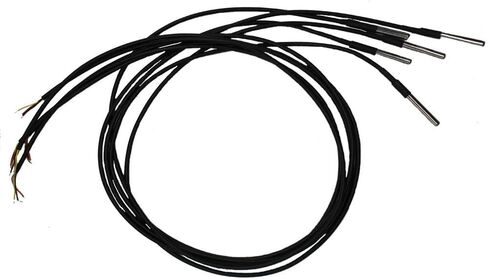 Eiechip 5 قطع ماء مسبار درجة الحرارة DS18B20 1M مع كابل حراري مقاوم للحرارة in Kuwait