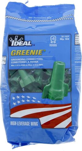 IDEAL Industries INC. 30-192P سلك Conn GRN Wing (BX100) in Saudi Arabia