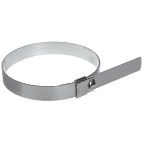 BAND-IT UL2289 Ultra-Lok بعرض 3/4 بوصة × سمك 0.030 بوصة، وقطر 9 بوصة، ومشبك صلب من الفولاذ المقاوم للصدأ 201 1/4 (10 لكل صندوق) in Kuwait