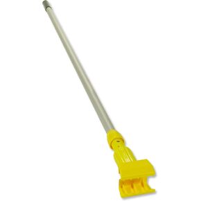 Rubbermaid Commercial Products Gripper Wet Mop Handle, 60-Inch, Aluminum, Heavy Duty Mop for Industrial/Household Floor Cleaning with Easy Change Clamp in Kuwait