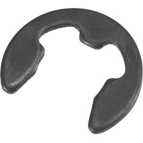 uxcell E-Clip Circlip - 3mm External Retaining Shaft Snap Ring Carbon Steel Black 100pcs