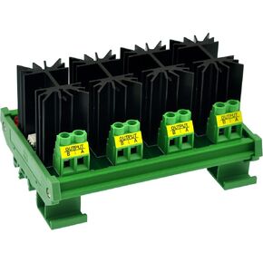 CZH-LABS DIN حامل السكك الحديدية 12 أمبير وحدة SSR لترحيل الحالة الصلبة، في 4 ~ 32VDC، خارج 100 ~ 240VAC. (قناتان) in Kuwait