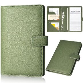 JKhandy Server Book for Waitress - Leather Waiter Book Server Wallet with Zipper Pocket, Cute Serving Book&Server Note Pads Holder with Magnetic Closure, Glitter Pink