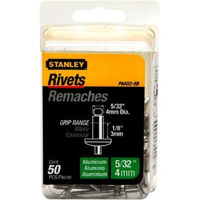 Stanley PAA52-5B 50-Pack 5/32-Inch x 1/8-Inch Aluminum Grip Rivets in Saudi Arabia