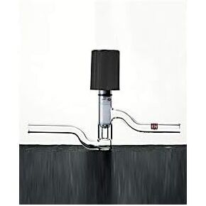 صمام تفريغ عالي من Kemtech America S620004 Synthware، 180 درجة، محمي من مادة PTFE، مقاس 0-4 مم، ذراع جانبي OD 9 مم in Saudi Arabia