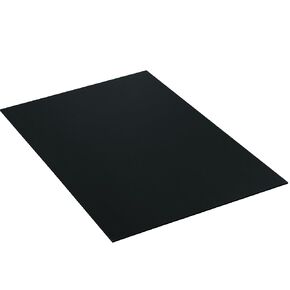 BOX USA Plastic Corrugated Sheets, 40" x 48", Black (Pack of 10) in Kuwait