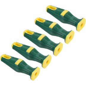 PATIKIL 4.5 Inch Rubber File Handle, 3 Pack File Cutting Tool File Handle Replacement Accessories for 0.37" Dia File