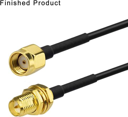 Superbat SMA Crimp Connectors Kit SMA Male + SMA Female Crimp Solder Connector Kit for RG58 RG142 RG400 RG303 RG141 LMR195 Low Loss Coax Cable 10-Pack in Kuwait