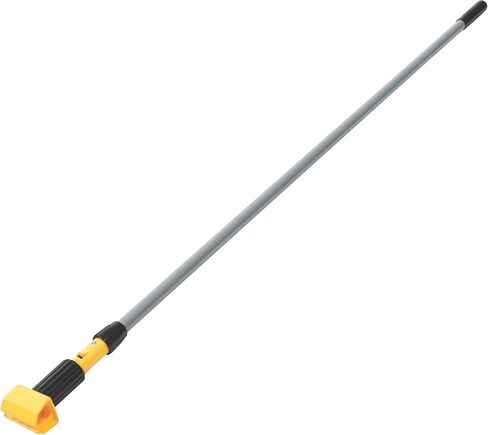 Rubbermaid Commercial Products Gripper Wet Mop Handle, 60-Inch, Aluminum, Heavy Duty Mop for Industrial/Household Floor Cleaning with Easy Change Clamp in Kuwait