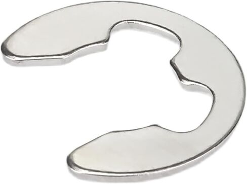 حلقة الاحتفاظ الخارجية M2 E-Clip Circlip، 304 مشبك إلكتروني من الفولاذ المقاوم للصدأ 18-8، عبوة من 200 قطعة in Kuwait