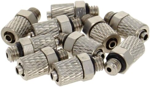 Othmro 5Pcs Reusable Fitting,Quick Coupler 4mm or 5/32" Tube OD x M5 Thread Air Hose Plug in Kuwait