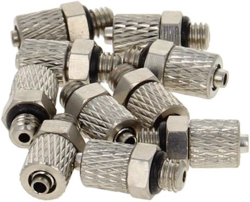 Othmro 5Pcs Reusable Fitting,Quick Coupler 4mm or 5/32" Tube OD x M5 Thread Air Hose Plug in Kuwait