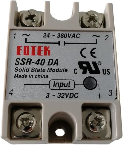 SSR-40DA 40A Solid State Relay Input 3-32V DC Output 24-380V AC (SSR-40 DA) in Kuwait