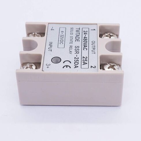 TWTADE 2PCS SSR-25 DA 25A 3-32V DC / 24-380V AC SSR Single Phase Solid State Relay ssr-25da in Kuwait