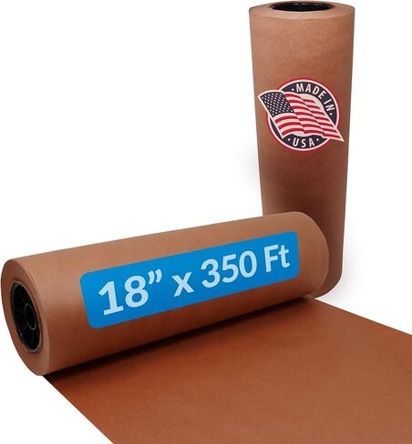 Made in USA | Bulk Value 18 in x 350 ft (4200 in) Reli. Pink Butcher Paper Roll | Food Grade Peach Kraft Paper for BBQ | Butcher Paper for Smoking Meat | Unwaxed, Meat Wrapping, Meat Smoking (Pink) in Saudi Arabia