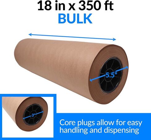 Made in USA | Bulk Value 18 in x 350 ft (4200 in) Reli. Pink Butcher Paper Roll | Food Grade Peach Kraft Paper for BBQ | Butcher Paper for Smoking Meat | Unwaxed, Meat Wrapping, Meat Smoking (Pink) in Saudi Arabia