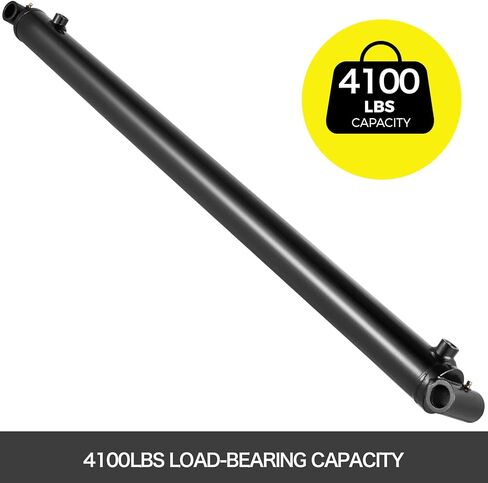 أسطوانة هيدروليكية VEVOR، أسطوانة كبش هيدروليكية مقاس 2 بوصة مقاس 36 بوصة، أسطوانة هيدروليكية 3000 رطل لكل بوصة مربعة، أنبوب متقاطع ملحوم مزدوج الفعل SAE6 أسطوانة رفع هيدروليكية (2 × 36) in Kuwait