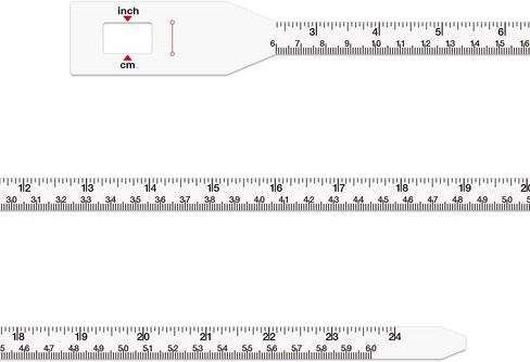 VAXATO 3 قطع شريط قياس الرأس 24 بوصة، شريط قياس محيط رأس الرضع للطفل والرضع والأطفال وطب الأطفال in Kuwait