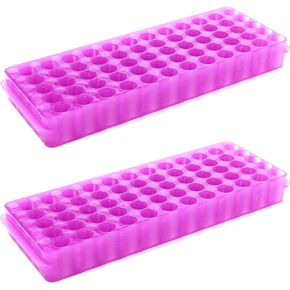 حامل أنبوب PCR من شركة ددزكي بي سي آر مزود بلوحة مزدوجة لحمل أنبوب اختبار يعمل على طرد مركزي صغير 0.5 مل 1.5 مل 2 مل، 60 بئر - قطعتان in Kuwait