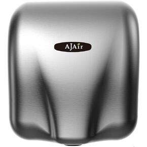 AjAir® 1 Pack Heavy Duty Commercial 1800 Watts High Speed Automatic Hot Hand Dryer - White in Kuwait