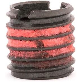 E-Z Lok Externally Threaded Insert, C12L14 Carbon Steel, Meets AISI 12L14, 3/8"-24 Internal Threads, 1/2"-13 External Threads, 0.500" Length, Made in US (Pack of 10) in Saudi Arabia