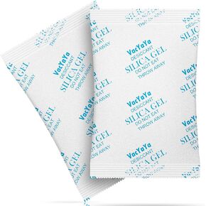 VacYaYa 2 Gram(500Packs) Food Grade Moisture Absorbers Silica Gel Packs Desiccant for Storage,Food Safe Dessicant Silica Gel Packets for Moisture Storage Control in Saudi Arabia