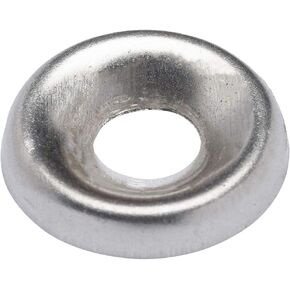 No 10 Stainless Cup Countersunk Finish Washer, (100 Pack) - Choose Size, by Bolt Dropper, 18-8 (304) Commercial Grade Corrosion Resistant Stainless Steel in Kuwait