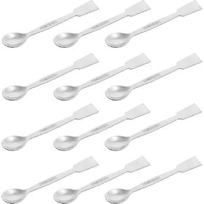 12 قطعة مجارف مع ملعقة، 7.9 بوصة - ستانلس ستيل، مصقول - طرف مسطح واحد، طرف ملعقة واحدة - Eisco Labs in Kuwait