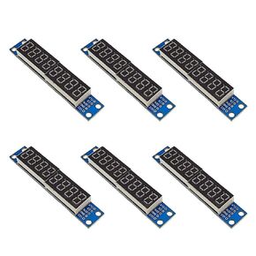 Haldzemo MAX7219 8 أرقام 7 شرائح رقمية 0.36 بوصة 8 بت وحدة عرض LED حمراء لأنبوب Arduino 51/AVR/STM32 (6 Pcak) in Kuwait