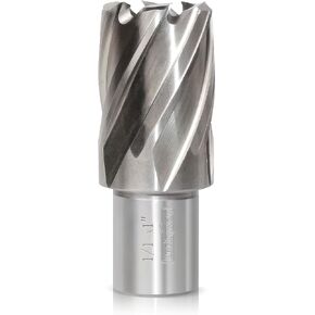 Luckyway 11/16 Inch Diameter x 1 Inch Depth of Cut Cyclone High Speed Steel Annular Cutter, 3/4 Inch Weldon Shank in Saudi Arabia