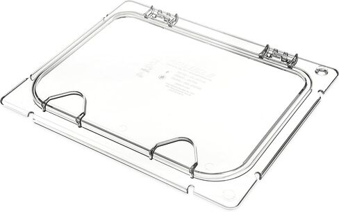 منتجات Carlisle FoodService CFS CM10238Z07 Coldmaster EZ Access Lid، مقاس 1/2، ارتفاع 0.9 بوصة، عرض 13 بوصة، طول 10.5 بوصة، بولي كربونات (PC)، شفاف (عبوة من قطعتين) in Kuwait
