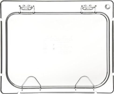 منتجات Carlisle FoodService CFS CM10238Z07 Coldmaster EZ Access Lid، مقاس 1/2، ارتفاع 0.9 بوصة، عرض 13 بوصة، طول 10.5 بوصة، بولي كربونات (PC)، شفاف (عبوة من قطعتين) in Kuwait