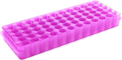 حامل أنبوب PCR من شركة ددزكي بي سي آر مزود بلوحة مزدوجة لحمل أنبوب اختبار يعمل على طرد مركزي صغير 0.5 مل 1.5 مل 2 مل، 60 بئر - قطعتان in Kuwait