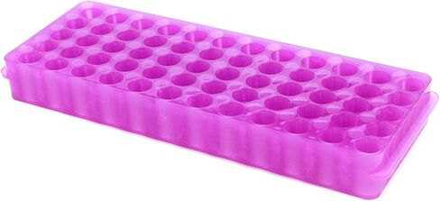 حامل أنبوب PCR من شركة ددزكي بي سي آر مزود بلوحة مزدوجة لحمل أنبوب اختبار يعمل على طرد مركزي صغير 0.5 مل 1.5 مل 2 مل، 60 بئر - قطعتان in Kuwait