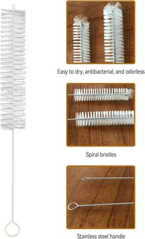 مجموعة مقياس كثافة شراب القيقب وبرطمانات الاختبار - مجموعة كثافة شراب القيقب عالية الجودة - مجموعة شراب القيقب من الفولاذ المقاوم للصدأ - تقيس محتوى السكر في الشراب، سهلة القراءة ودقيقة، مع فرشاة تنظيف in Kuwait