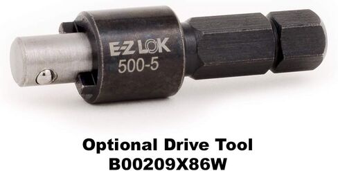 E-Z LOK - 650-10 E-Z Lok Externally Threaded Insert, C12L14 Carbon Steel, M10-1.5 Internal Threads, 9/16"-12 External Threads, 13.08mm Length, Made in US (Pack of 10) in Saudi Arabia