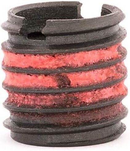 E-Z Lok Externally Threaded Insert, C12L14 Carbon Steel, Meets AISI 12L14, 3/8"-24 Internal Threads, 1/2"-13 External Threads, 0.500" Length, Made in US (Pack of 10) in Saudi Arabia