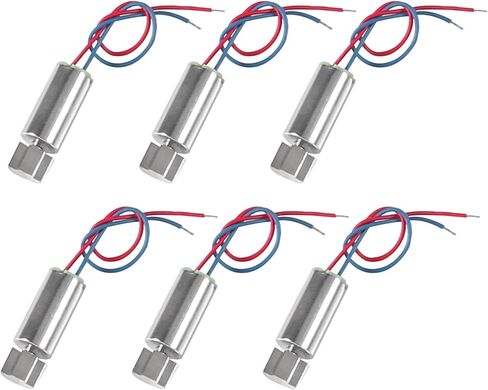 Alinan 6 قطعة تيار مستمر 1.5 فولت 3 فولت 3.7 فولت 8000 دورة في الدقيقة-9500 دورة في الدقيقة 6x12 مللي متر مصغرة مايكرو تهتز الاهتزاز Coreless موتور محركات كهربية صغيرة 2 أسلاك in Kuwait