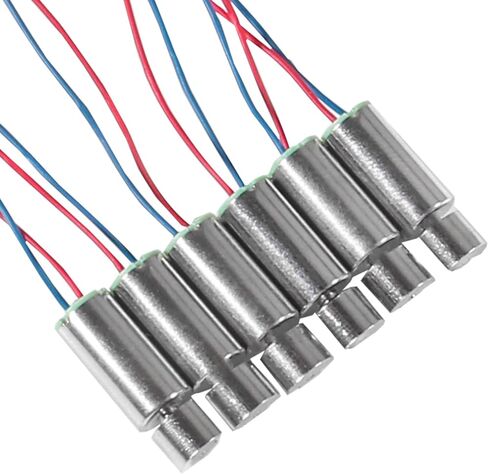 Alinan 6 قطعة تيار مستمر 1.5 فولت 3 فولت 3.7 فولت 8000 دورة في الدقيقة-9500 دورة في الدقيقة 6x12 مللي متر مصغرة مايكرو تهتز الاهتزاز Coreless موتور محركات كهربية صغيرة 2 أسلاك in Kuwait